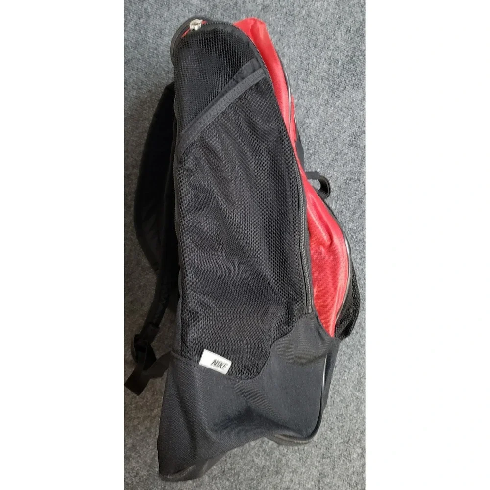 Nike Backpack Red Black Sports Tennis School Gym